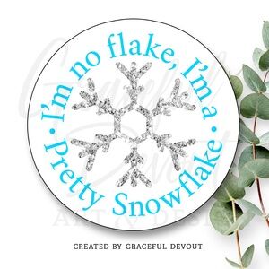❄️ I’m No Flake, I’m a Pretty Snowflake!
- 2" (inches) (48ct.)  [GD26-48]